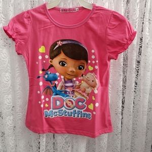 Girls T-shirt - Pink Doc McStuffins
